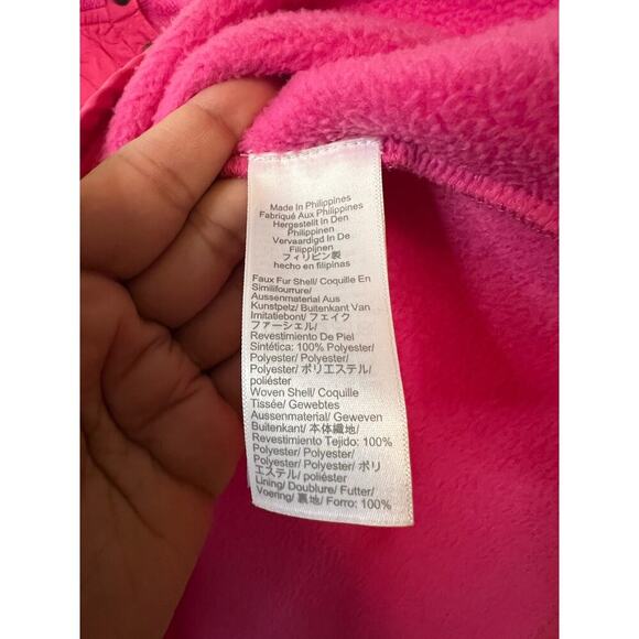 J. Crew Pink Quilted Button Up Pullover Sweater Size M - Picture 4 of 6